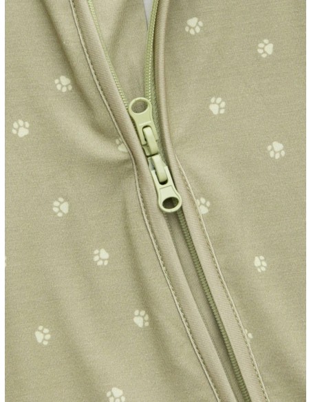 Pijama con cremallera lion footprint