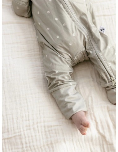 Pijama con cremallera lion footprint