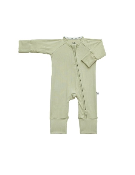 Pijama con cremallera green olive