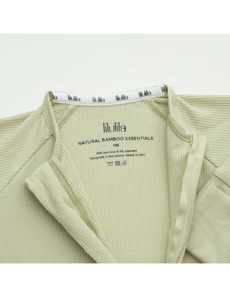 Pijama con cremallera green olive