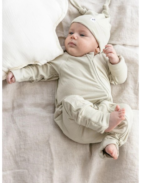 Pijama con cremallera green olive