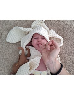 Arrullo newborn bunny gofre vanilla 2