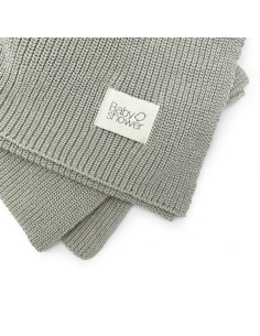 Manta tricot canalé dune 2