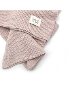 Manta tricot canalé nude 2