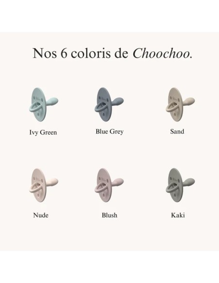 Chupete ChooChoo blush