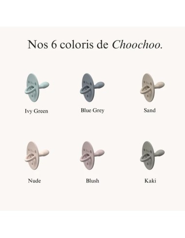 Chupete ChooChoo blue gray