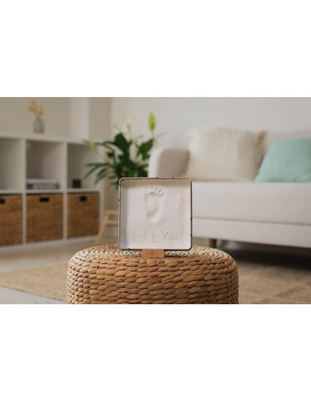 Caja huellas de bebé pretty hearts