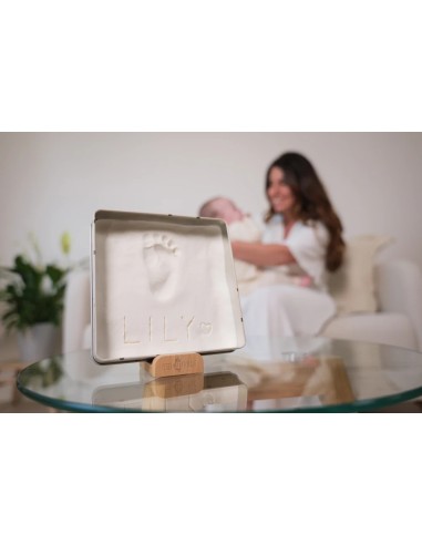 Caja huellas de bebé pretty hearts