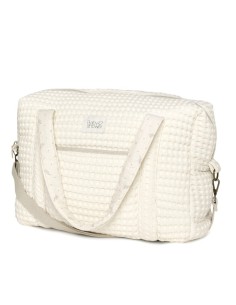Bolsa maternidad camila gofre vanilla