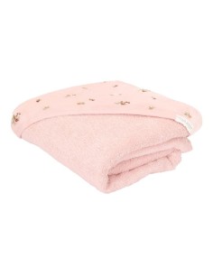 Capa de baño bordada blossom