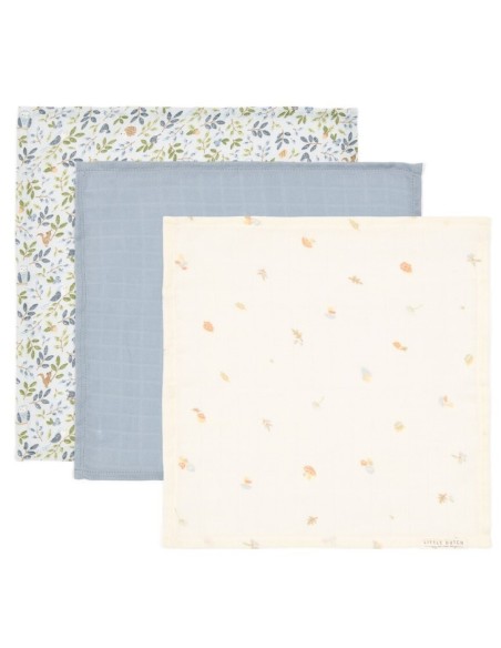 Set 3 muselinas forest friends