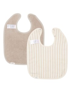 Pack 2 baberos playa sand/clay
