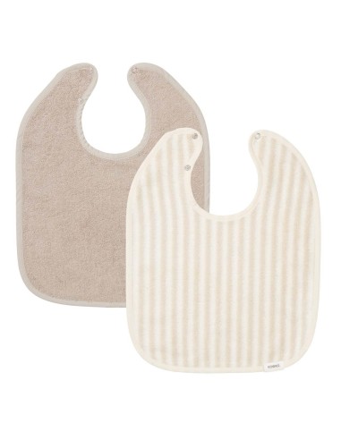 Pack 2 baberos playa sand/clay