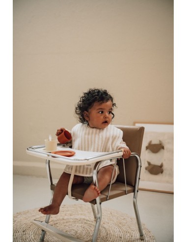 Pack 2 baberos playa sand/clay