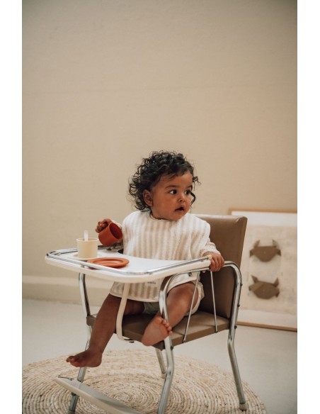 Pack 2 baberos playa sand/clay