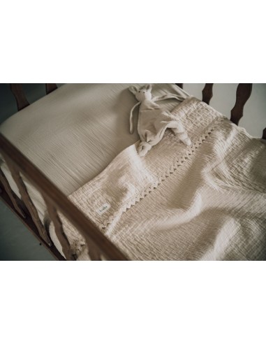 Manta de moisés Elba natural