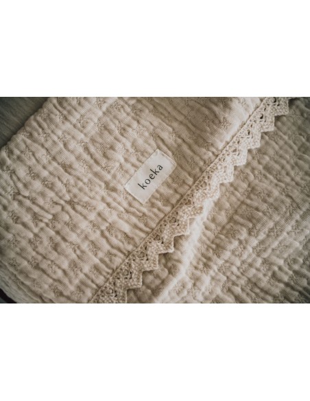 Manta de moisés Elba natural