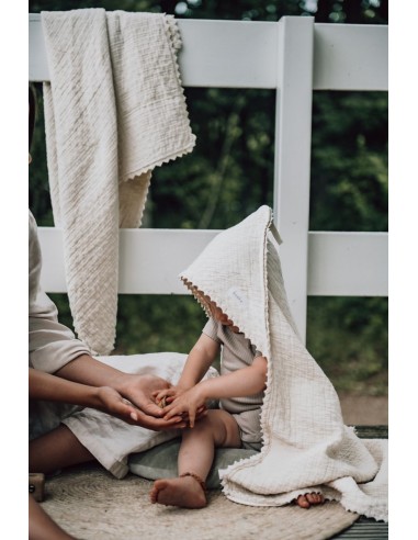 Manta de moisés Elba natural