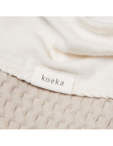 Manta de cuna wafel Amsterdam sand