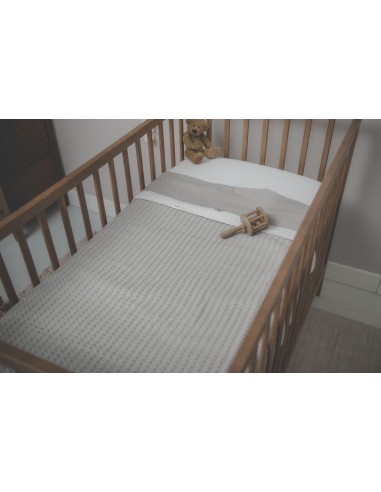 Manta de cuna wafel Amsterdam sand