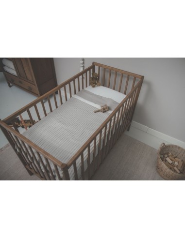 Manta de cuna wafel Amsterdam sand