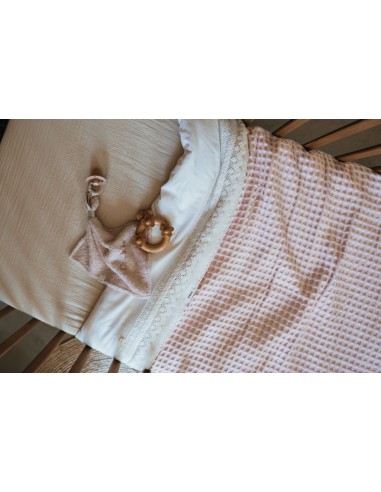 Manta de moisés wafel Amsterdam cotton candy