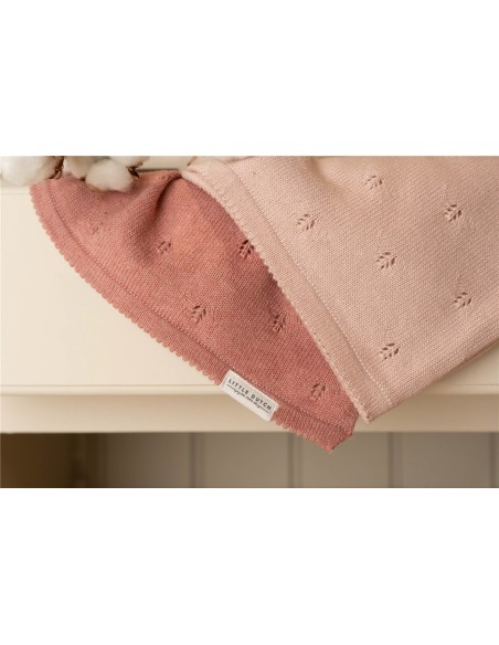 Manta de punto moisés pure blossom