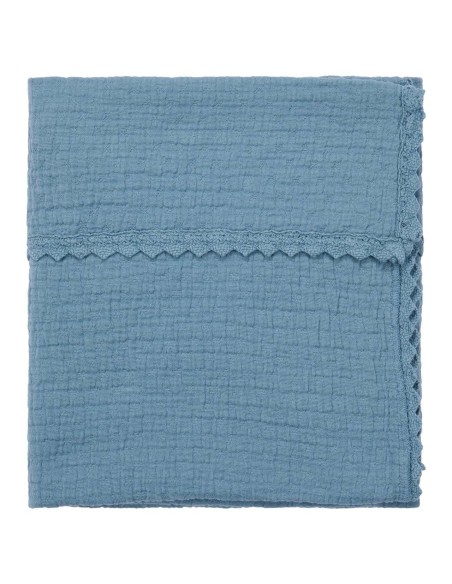 Manta de moisés Elba bluestone