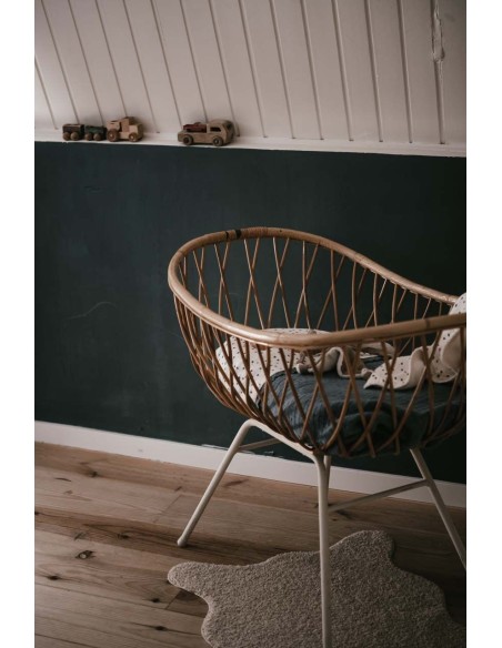 Manta de moisés Elba bluestone