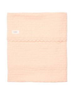 Manta de cuna Elba peach