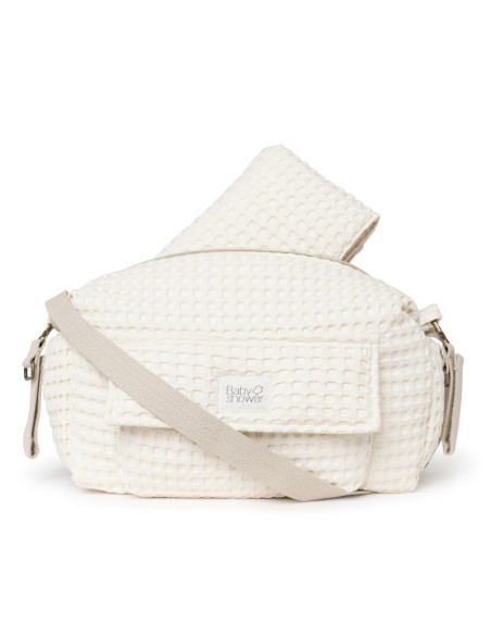 Bolsa cochecito camila gofre vanilla