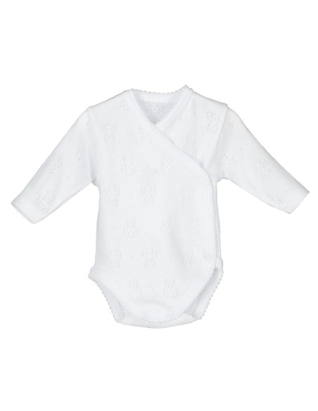 Body cruzado calado ositos