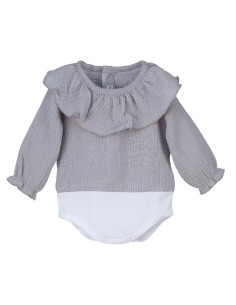 Body camisa Kore gris