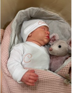 Conjunto primera puesta bordado