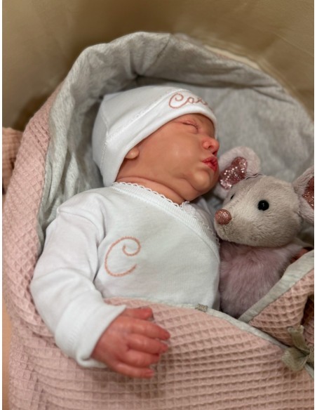 Conjunto primera puesta bordado