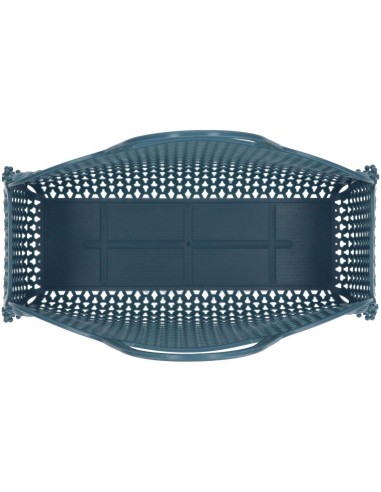 Bolso plástico retro vintage teal