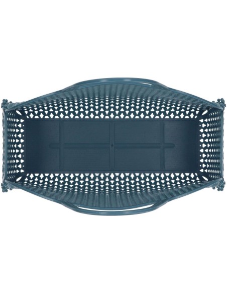 Bolso plástico retro vintage teal