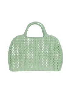 Bolso plástico retro vintage sage