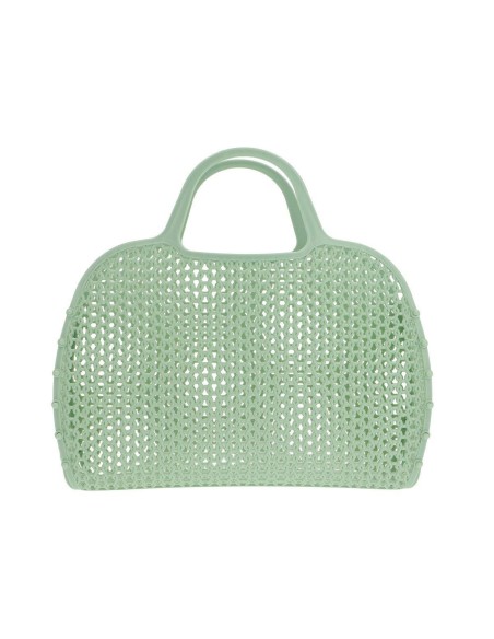 Bolso plástico retro vintage sage