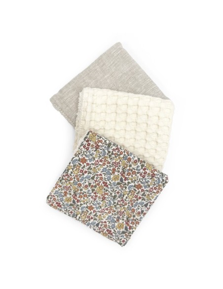 Pack de 3 toallitas liberty ava