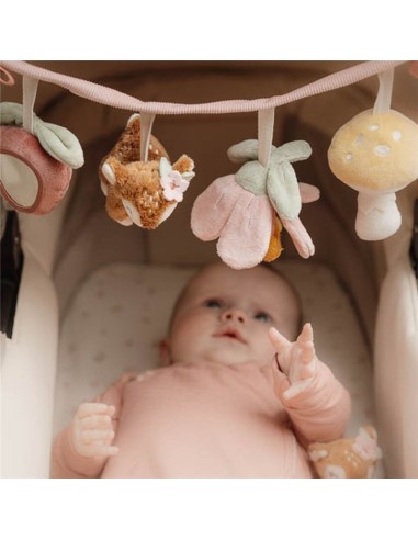 Jugete carrito fairy garden rosa