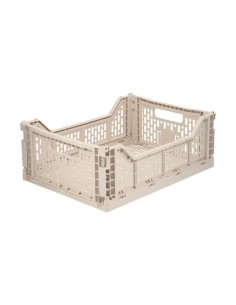 Caja plegable mediana ivory