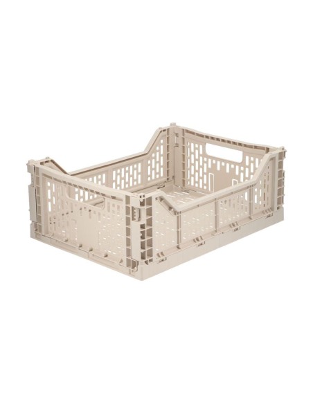 Caja plegable mediana ivory