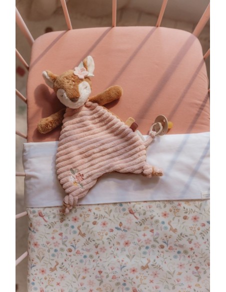 Doudou ciervo textura rosa