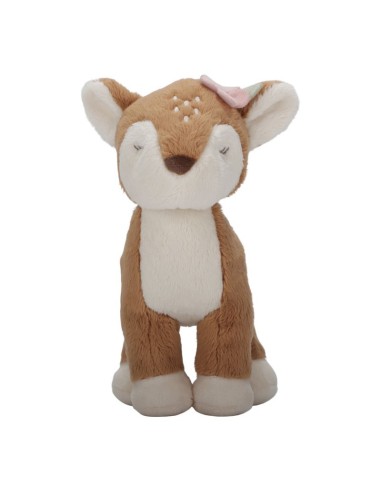 Ciervo fairy garden rosa