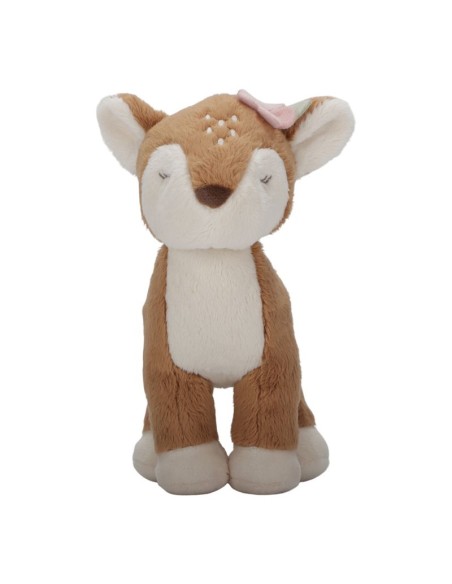 Ciervo fairy garden rosa