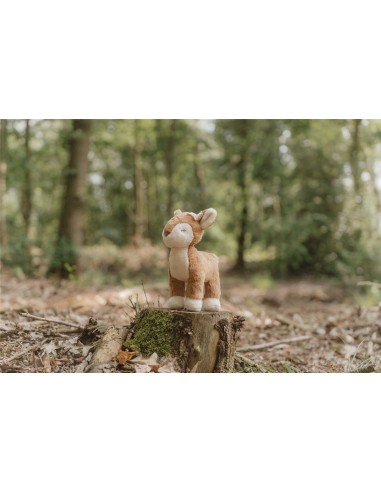 Ciervo fairy garden rosa