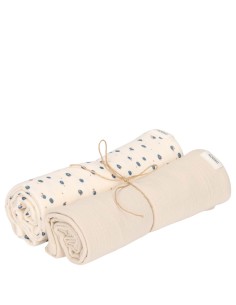Pack 2 muselinas Lugo off white/warm white