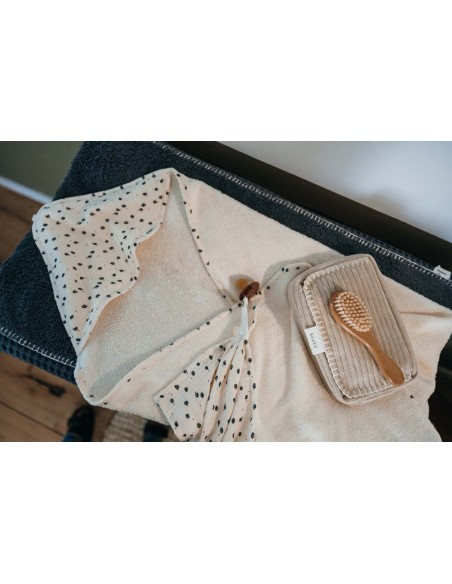 Pack de 2 doudous/chupeteros Lugo off white/warm white