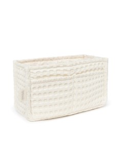 Cesta organizadora nappies gofre vanilla